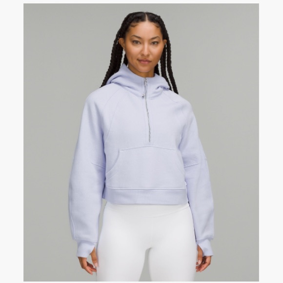 lululemon athletica Jackets & Blazers - lululemon athletica Lavender Half-Zip Hoodie